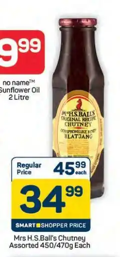 Pick n Pay Hypermarket Mrs H.S.Ball's Chutney offer