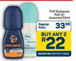 Pick n Pay Hypermarket PnP Bodysure Roll-On Assorted 50ml offer