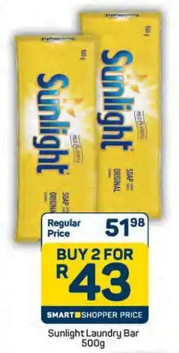 Pick n Pay Hypermarket Sunlight Laundry Bar 500g offer