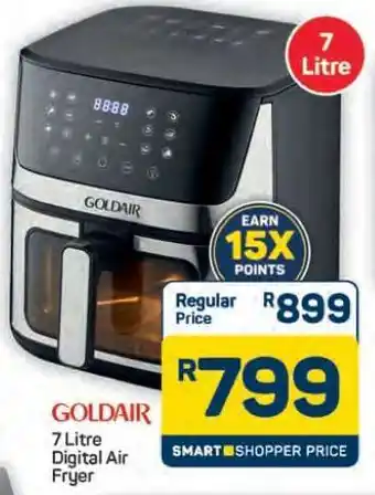 Pick n Pay Hypermarket Goldair 7 Litre Digital Air Fryer offer