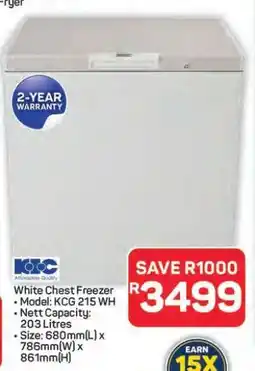 Pick n Pay Hypermarket White Chest Freezer offer