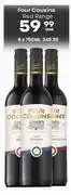 Liquor Junction Four Cousins Red Range-750ml offer