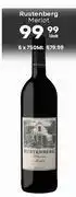 Liquor Junction Rustenberg Merlot-750ml offer
