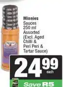 Spar Minnies Sauces Assorted-250ml offer