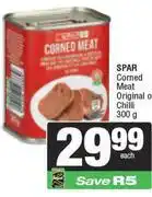 Spar Spar Corned Meat (Original Or Chilli)-300g Each offer