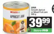 Spar Spar Smooth Apricot Or Mixed Fruit Jam-900g Each offer