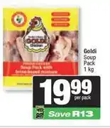 Spar Goldi Soup Pack-1kg Per Pack offer