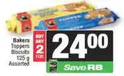 Spar Bakers Toppers Biscuits Assorted-For Any 2 x 125g offer