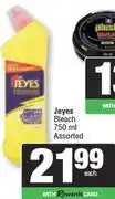 Spar Jeyes Bleach Assorted-750ml offer