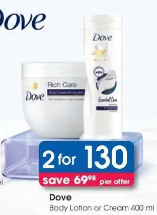 Clicks Dove offer