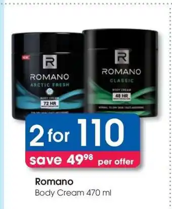 Clicks Romano offer