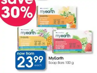 Clicks MyEarth Soap Bars 100 g offer