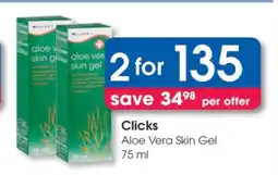 Clicks Aloe Vera Skin Gel offer
