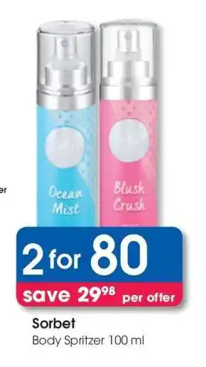 Clicks Sorbet offer
