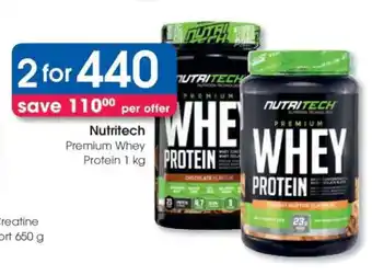 Clicks Nutritech Premium Whey Protein 1 kg offer