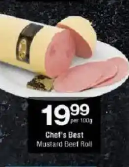 Checkers Chef's Best Mustard Beef Roll offer