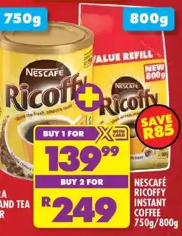Shoprite Nescafé ricoffy instant coffee offer