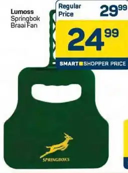 Pick n Pay Springboks Lumoss Springbok Braai Fan offer