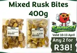 Foodeez Mixed Rusk Bites offer