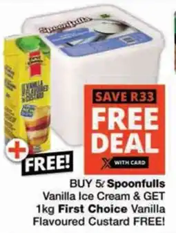 Checkers Hyper Spoonfulls Vanilla Ice Cream offer