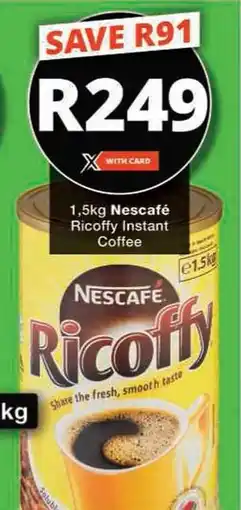Checkers Hyper Nescafe Ricoffy Instant Coffee offer
