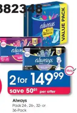 Clicks Always Pads offer