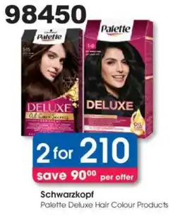 Clicks Schwarzkopf Palette Deluxe Hair Colour Products offer