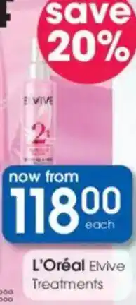 Clicks L'Oréal Elvive Treatments offer