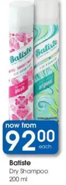 Clicks Batiste Dry Shampoo offer