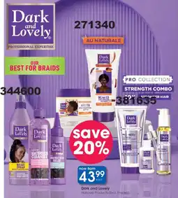 Clicks Dark and Lovely Haircare Products offer