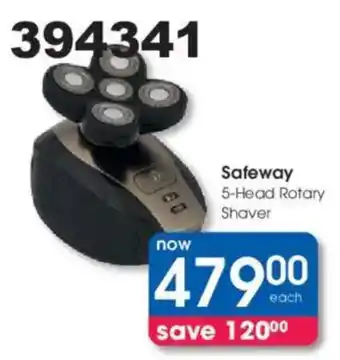 Clicks Safeway 5-Head Rotary Shaver offer