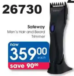 Clicks Safeway Men's Hair and Beard Trimmer offer