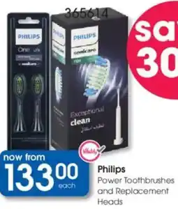 Clicks Philips Power Toothbrushes and Replacement Heads offer