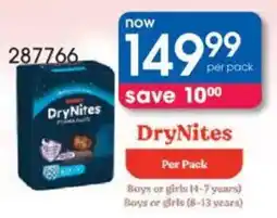 Clicks Huggies DryNites offer