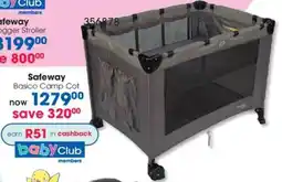 Clicks Safeway Basico Camp Cot offer
