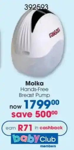 Clicks Molka Hands-Free Breast Pump offer