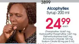Clicks Alcophyllex Syrup offer