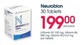 Clicks Neurobion 30 Tablets offer