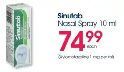 Clicks Sinutab Nasal Spray offer