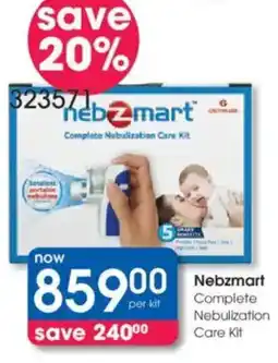 Clicks Nebzmart Complete Nebulization Care Kit offer