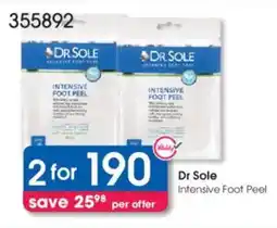 Clicks Dr Sole Intensive Foot Peel offer