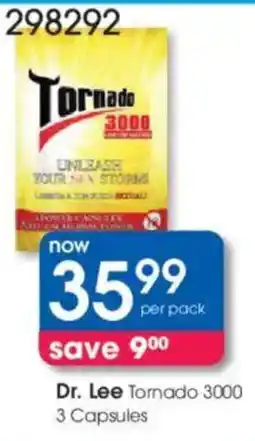 Clicks Dr. Lee Tornado 3000 Capsules offer