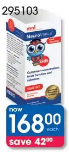 Clicks MNI NeuroVance Kids Syrup offer