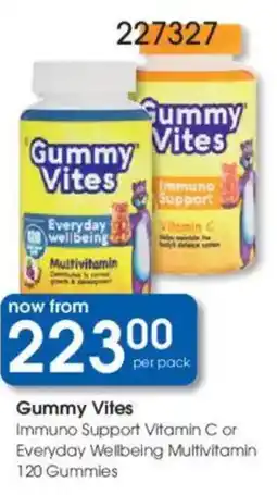 Clicks Gummy Vites Immuno Support Vitamin C or Everyday Wellbeing Multivitamin Gummies offer