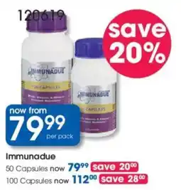 Clicks Immunadue Capsules offer