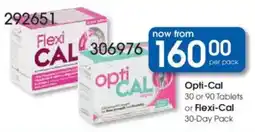 Clicks Opti-Cal Tablets or Flexi-Cal offer