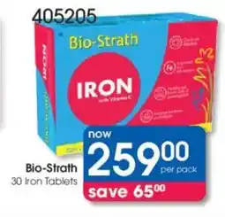 Clicks Bio-Strath Iron Tablets offer