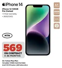 HiFi Corp iPhone 14 128GB Pre Owned offer