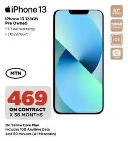 HiFi Corp iPhone 13 128GB Pre Owned offer