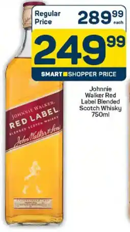 Pick n Pay Liquor Johnnie Walker Red Label Blended Scotch Whisky offer